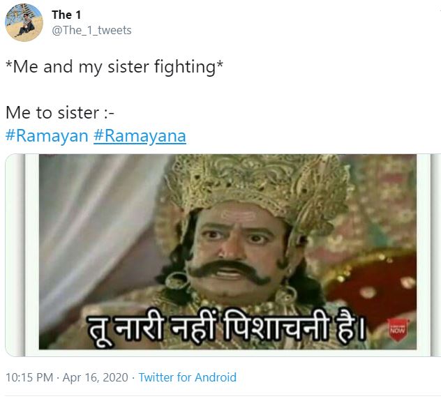 30 Epic Ramayan Memes From Twitter That Will Make You Laugh