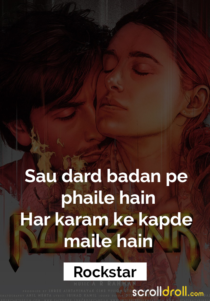Movie quotes hindi rockstar ROCKSTAR: ”