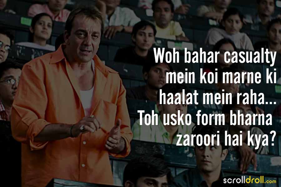 16 Munna Bhai Mbbs Dialogues We Absolutely Enjoyed Introduce a versatile director to the world, it also gave sanjay dutt and. scrolldroll
