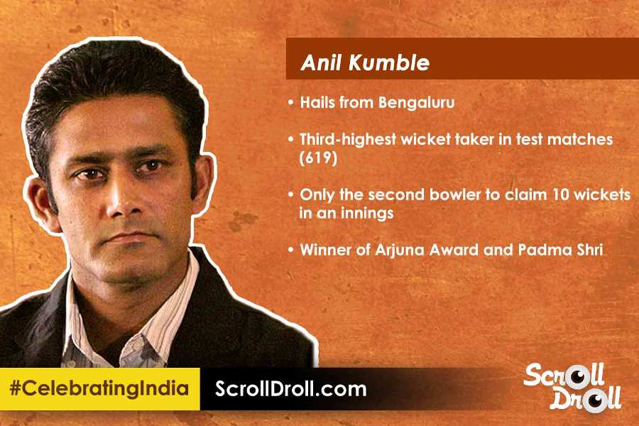 Anil Kumble – Heroes from Karnataka