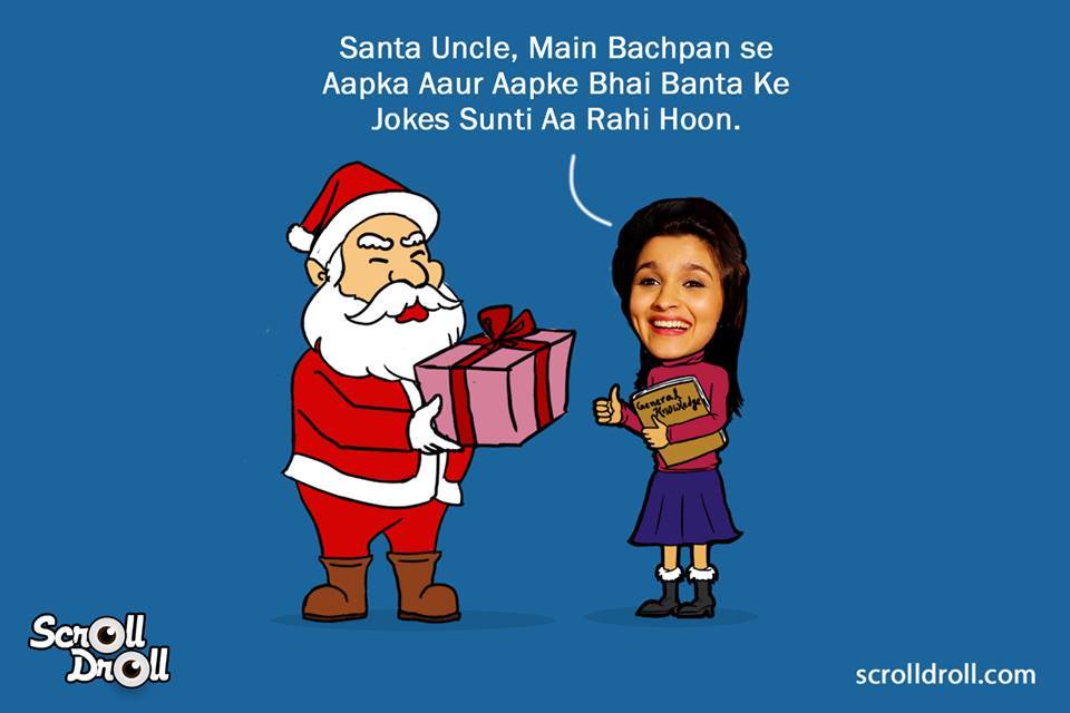 When Alia Bhatt Met Santa