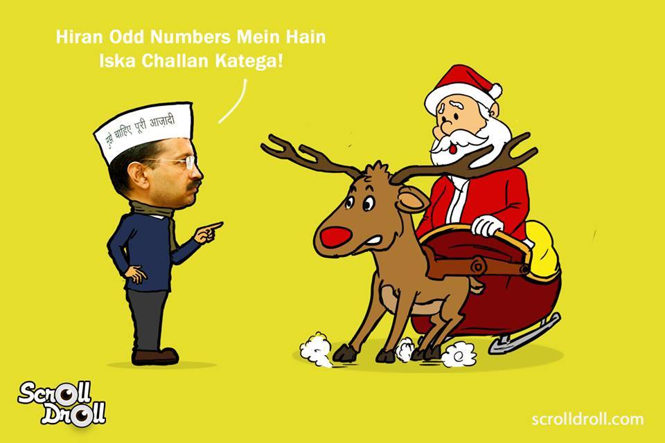When Kejriwal Met Santa