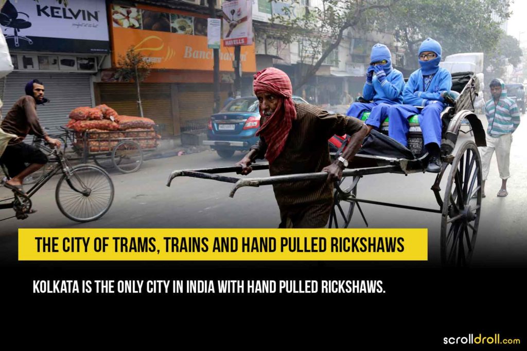 City of Hand pulled Rickshaws