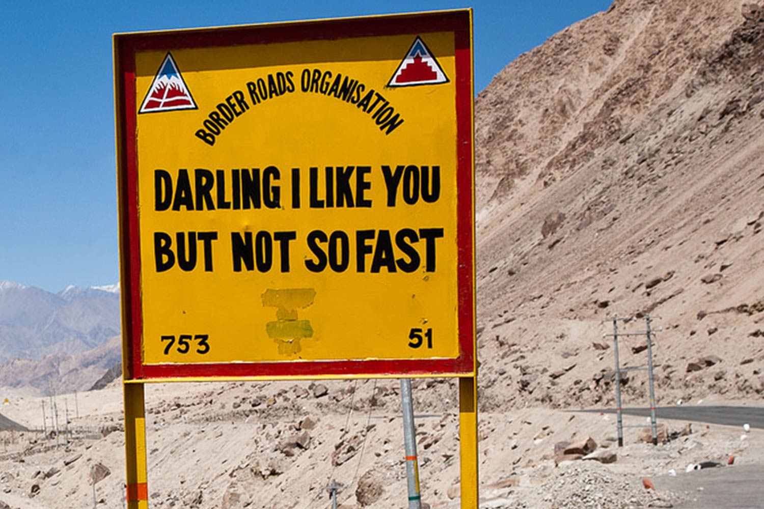 Funny Signboards-Darling i like you but not so fast