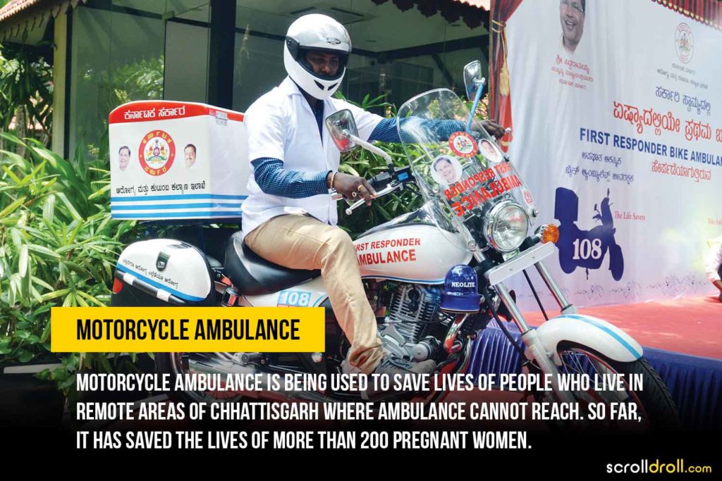 Motorcycle ambulance