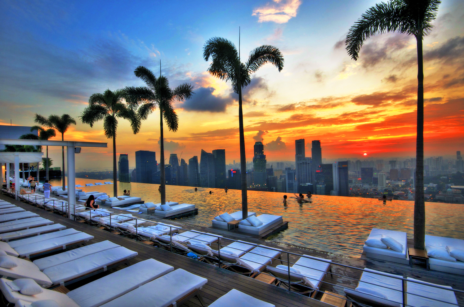 Swimming Pool Marina Sands Bay Things to Do In Singapore