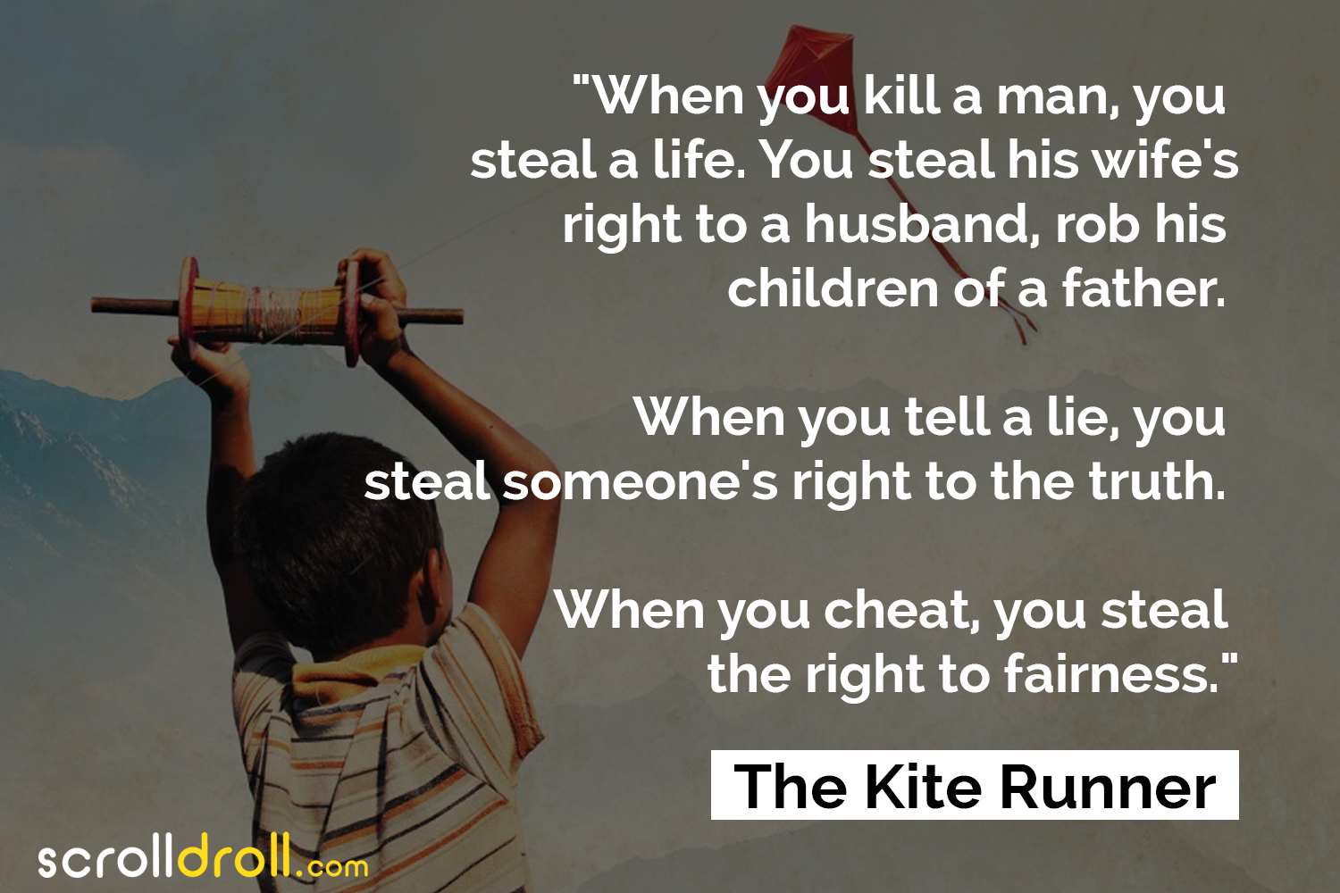 20 Best Kite Runner Quotes About Life, Love, Friendships & More