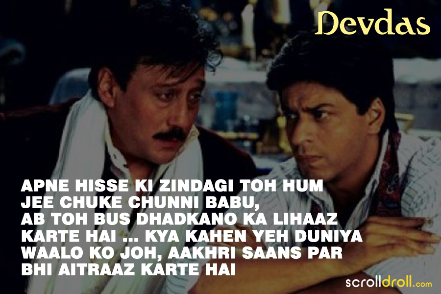 14 Epic Dialogues From Devdas That Makes It A Classic