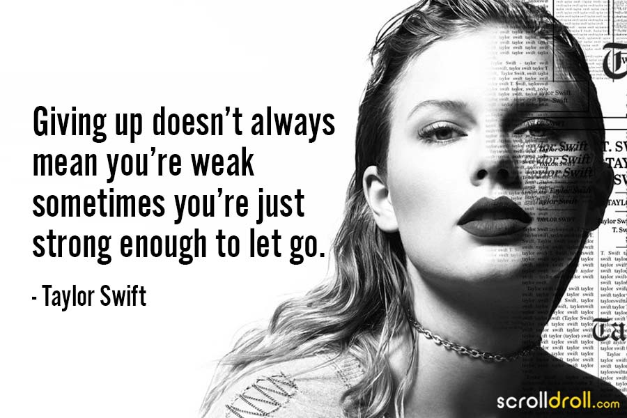 Taylor Swift Quote: “In life, you learn lessons. And sometimes you learn  them the hard way.