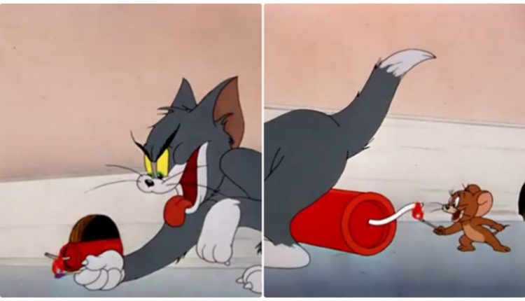 Firing bomb – Tom & Jerry Memes