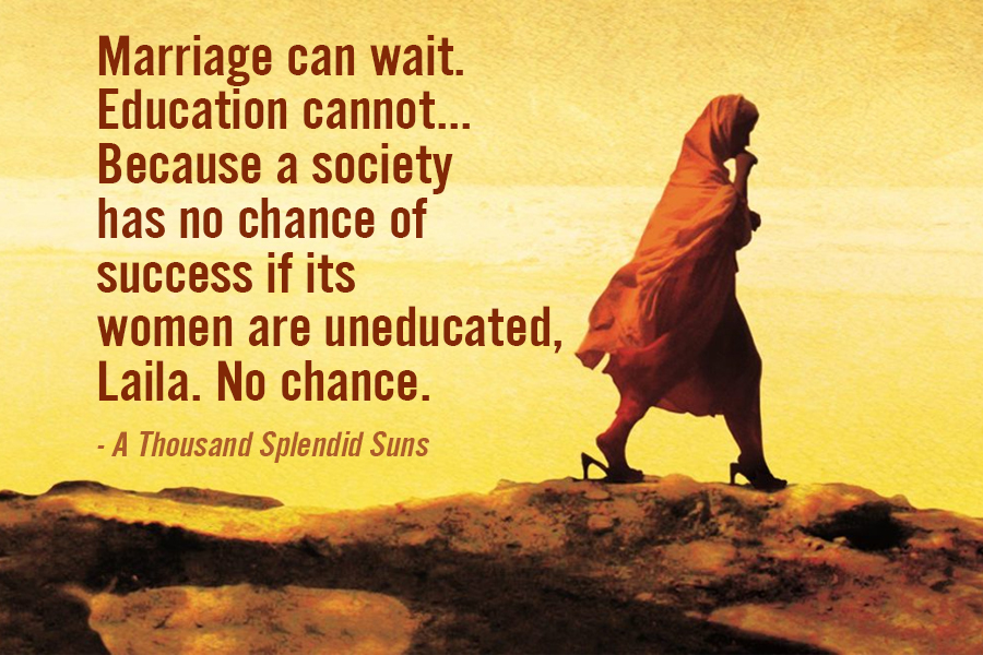 marriage can wait education cannot