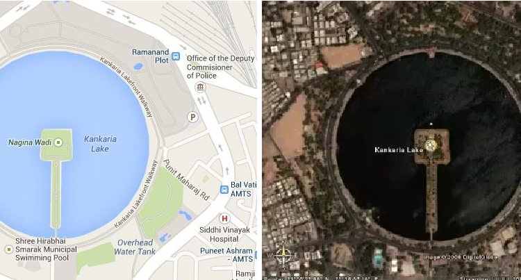 kankaria-lake-ahemadabad-sbi-logo-google-maps