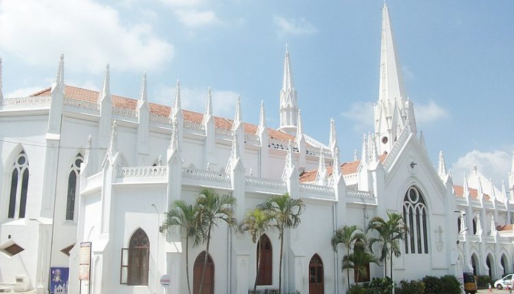 Santhome-church-Chennai-most-beautiful-churches-in-india