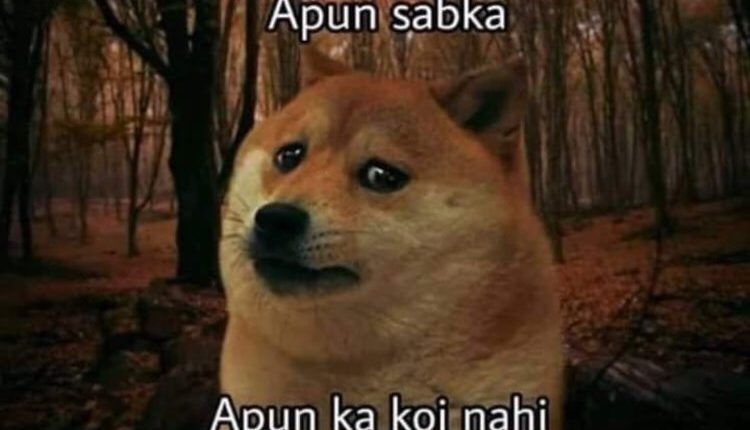 doge-in-a-forest-apun-sabka-apun-ka-koi-nahi-Doge-and-cheems-meme-templates