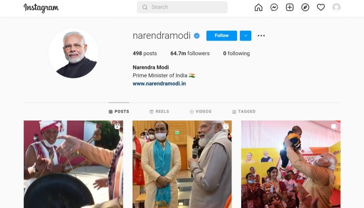most-followed-indians-on-instagram-narendra-modi