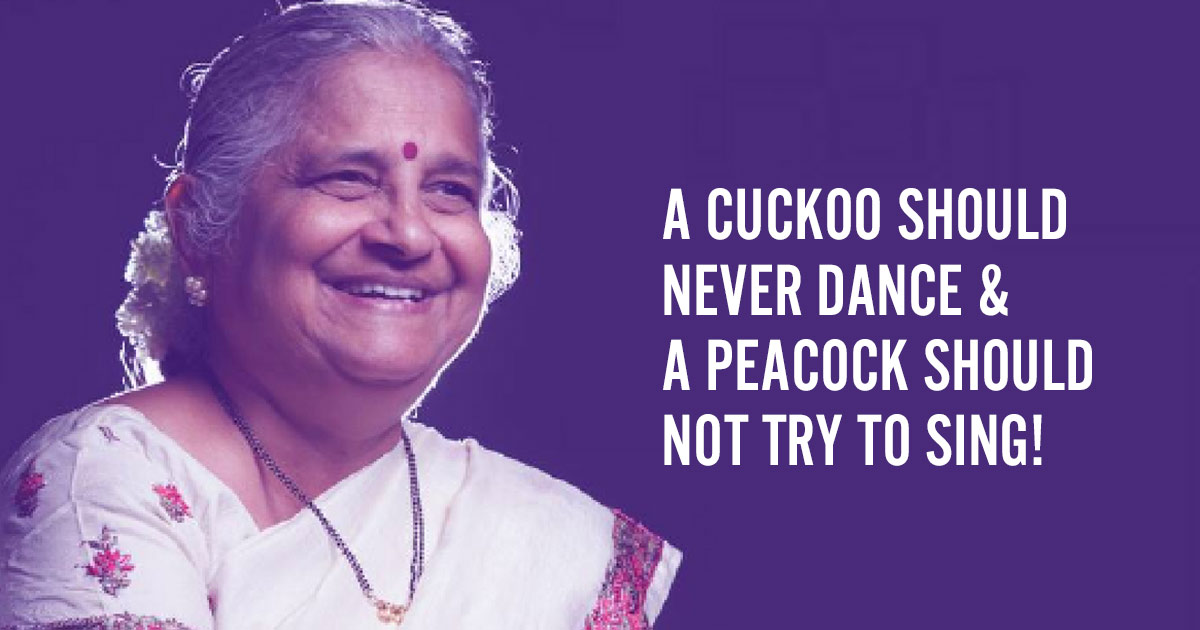 15 Sudha Murthy Quotes Which Are Priceless Life Lessons