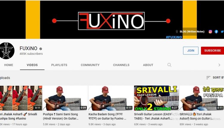 Fuxino-the-best-indian-youtube-channels-to-learn-guitar