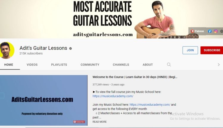 aditsguitarlessons-best-indian-youtube-channels-to-learn-guitar