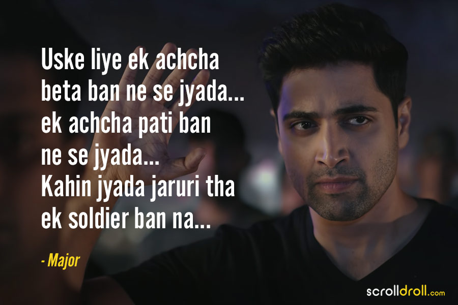 8 Best Dialogues From The Movie 'Major' That Will Give You Goosebumps