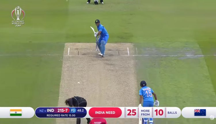 Ind Vs Nz – Semi Final – 2019 World Cup- Dhoni – 25-off-10-needed