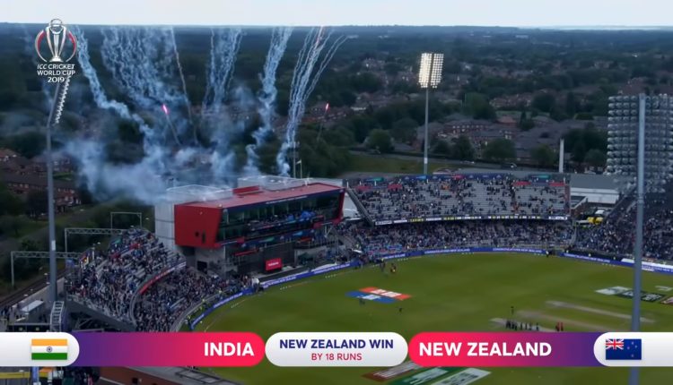 Ind Vs Nz – Semi Final – 2019 World Cup- india – NZ Win – 18 Runs